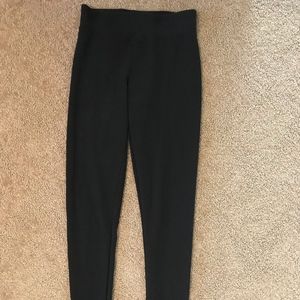 garage black leggings